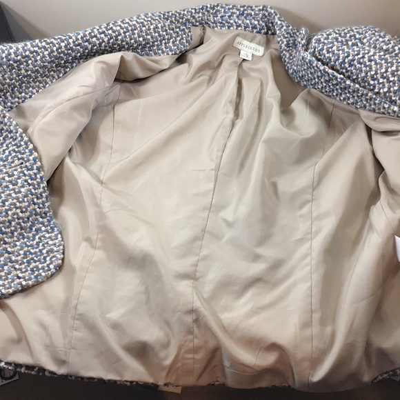🔵 Appleseed’s 🔵…Women’s 16…Taupe/Blue Blazer/Jacket! - Picture 10 of 15